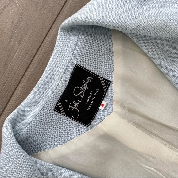 Vintage Linen Dress Coat - Picture 6 of 8